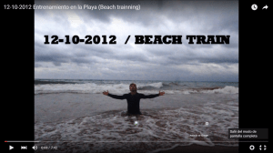 entrenamiento mar