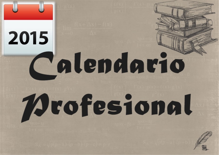 calendario profesional 20151